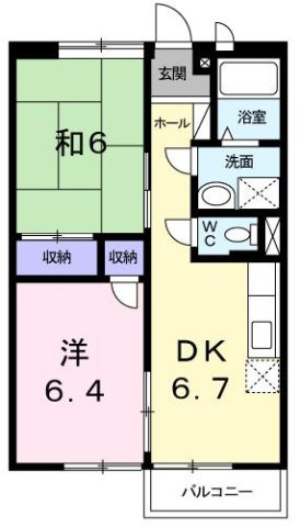 【間取り】 | シャルム岩出