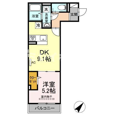 エクセリア南馬込の間取り