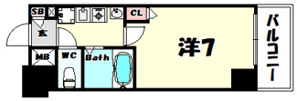【間取り】 | エステムコート新神戸エリタージュ