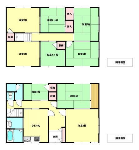 岬町21-14戸建の間取り
