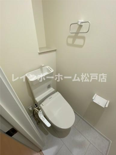松戸市上本郷のアパートのトイレ
