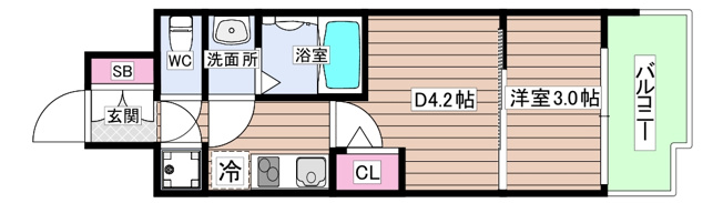 【間取り】 | セレニテ東梅田アリエ