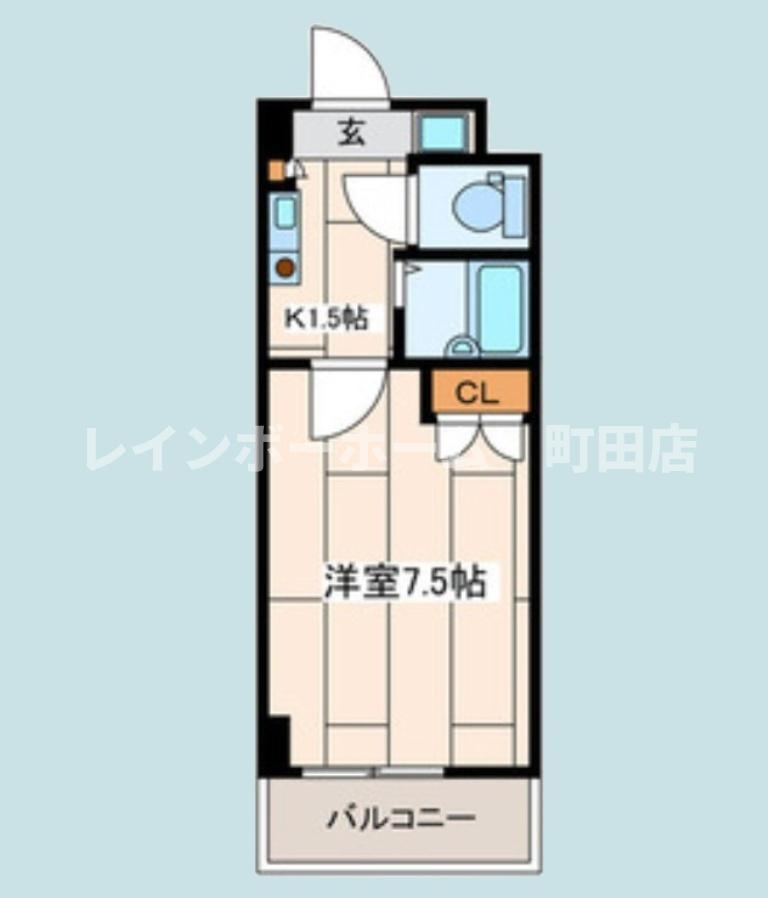 ABITARE海老名※初期費用分割あと払いサービス利用可能物件の間取り