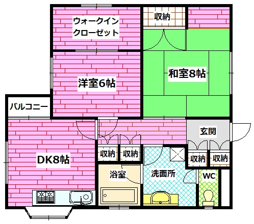 プチメゾン正田の間取り