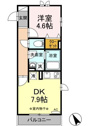 【間取り】 | 使いやすい1DKの間取りです！