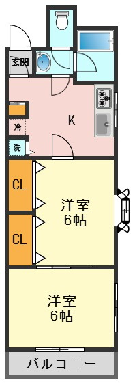 メゾングランドワールYSの間取り