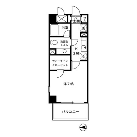 フィーノ武蔵小杉の間取り