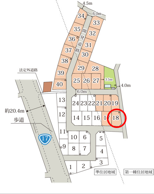 SORATE鴻巣市天神第6期【建築条件無し売地】