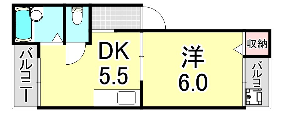 望月マンションの間取り