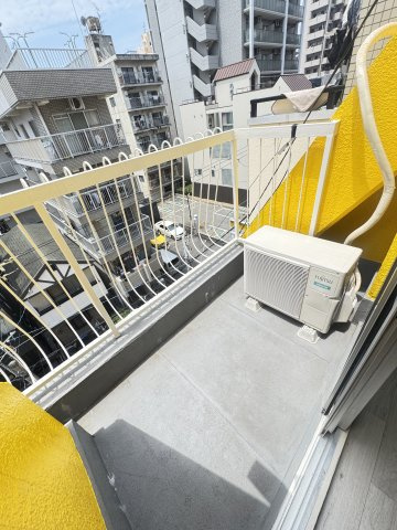 望月マンションのバルコニー