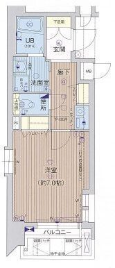 プレサンス神戸駅前の間取り