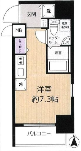 ベルエ難波西の間取り