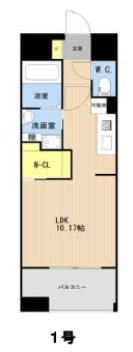 LIBTH博多駅南Ⅵの間取り