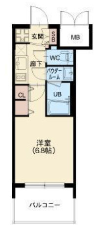 プレサンス神崎川ファインブレスの間取り
