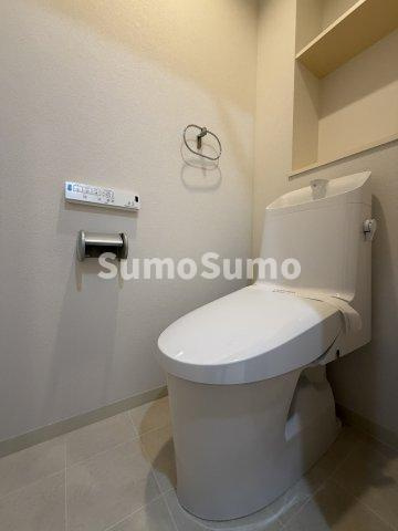 グランハイツ池尻のトイレ|ゆったりとした空間のトイレです