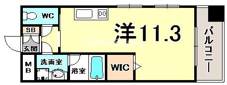 サムティ三宮レガニールの間取り