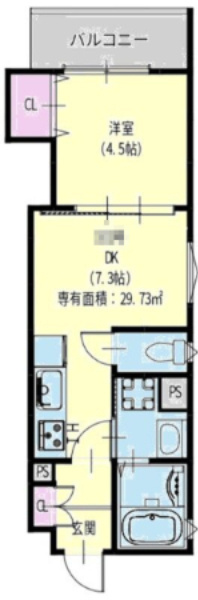 クリエオーレ元浜町の間取り