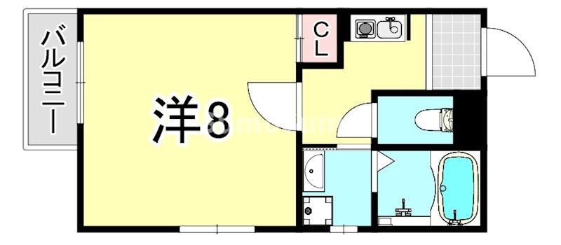クリアエスト尼崎の間取り