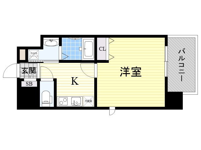 ＡＬＺＡ松ヶ枝２の間取り
