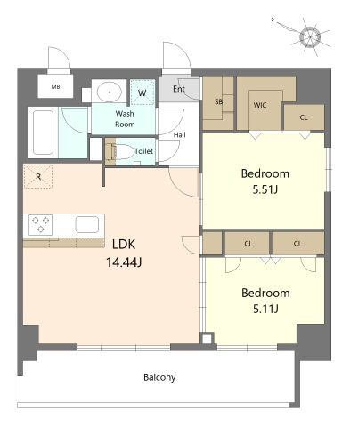 S-RESIDENCE薬院aureateの間取り