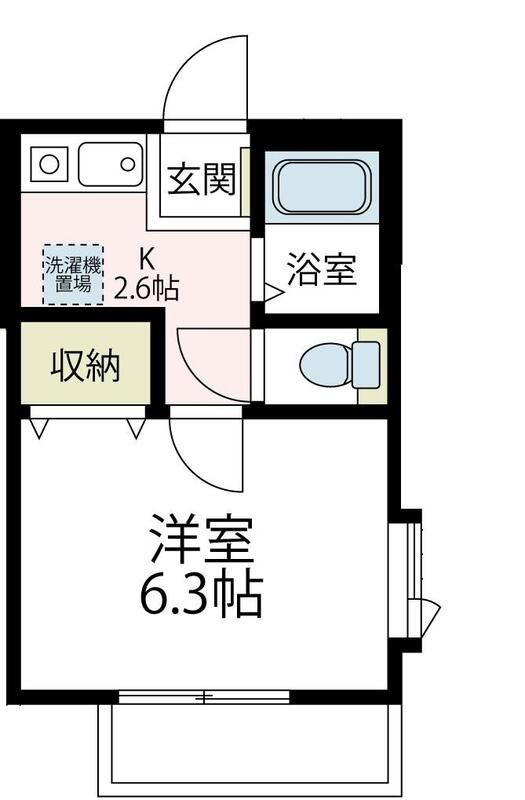 横浜市鶴見区東寺尾４丁目のアパート
