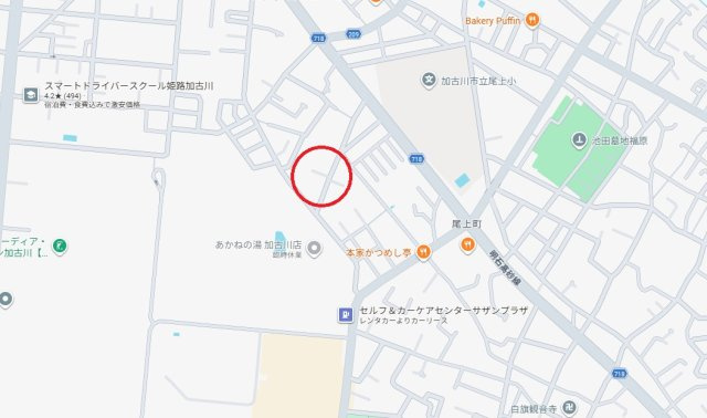加古川市尾上町池田　　山陽電鉄「尾上の松駅」徒歩15分の地図