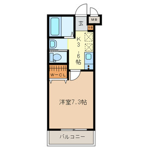 キャメル草加氷川町Ⅱの間取り