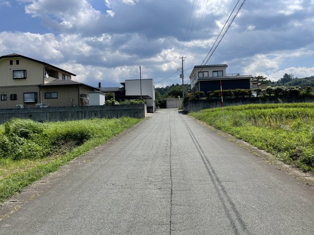 【前面道路含む現地写真】 | 【土地】山形市蔵王半郷