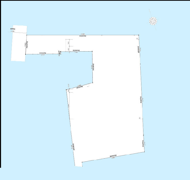 渋谷区代々木5丁目の土地図