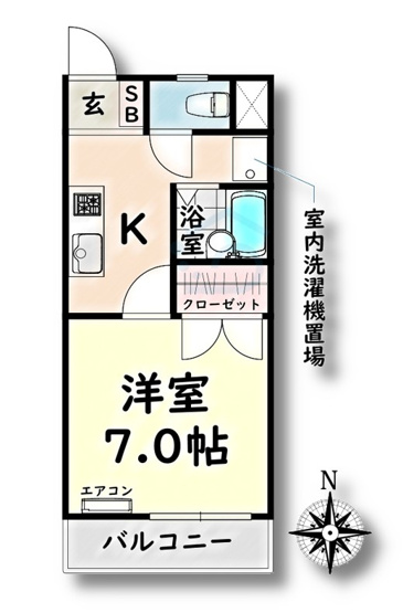 【間取り】 | スペリア瑞穂【名古屋市賃貸・南向き】