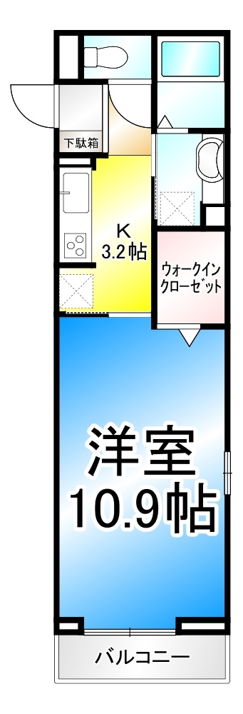 トリシア中越の間取り