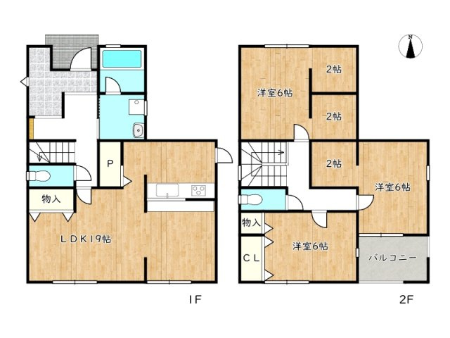 【間取り】 | 姫路市網干区興浜／全3棟