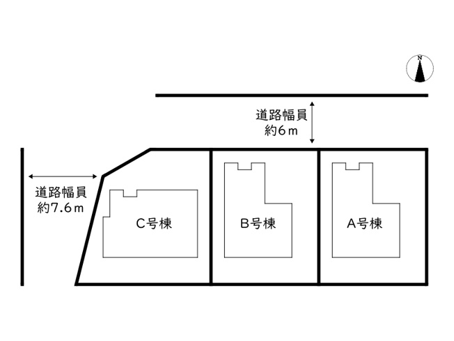 【区画図】 | 姫路市網干区興浜／全3棟