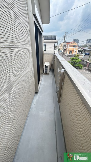 勝川戸建のバルコニー