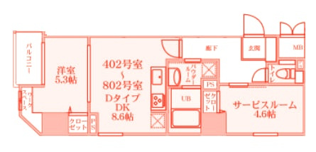 IL PRIMO KISOYAの間取り