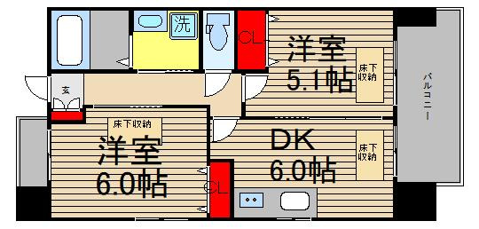 スプランディッド池田の間取り