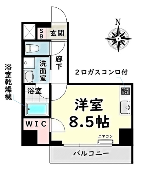 【間取り】 | AVANTI aratamabashi【名古屋市賃貸・宅配BOX】