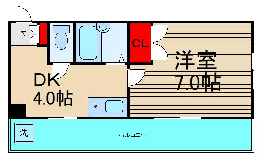 メゾンサイプレイスⅠの間取り