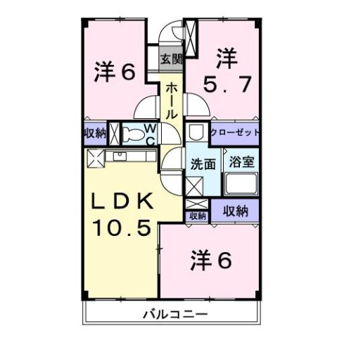 【間取り】 | ル・グランパレ