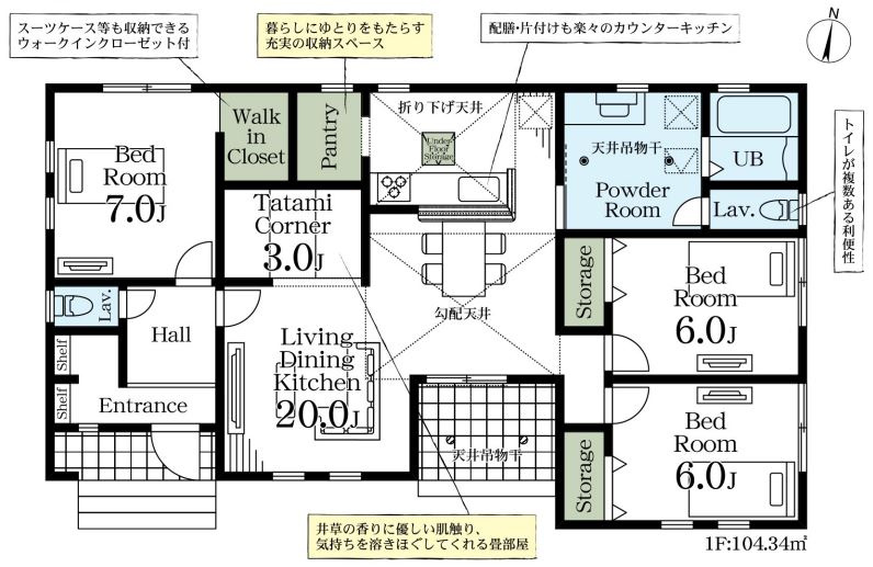 リーブルガーデン．Ｓ　行田桜町　の間取り|間取図