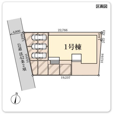 リーブルガーデン．Ｓ　行田桜町　の区画図|現地区画図