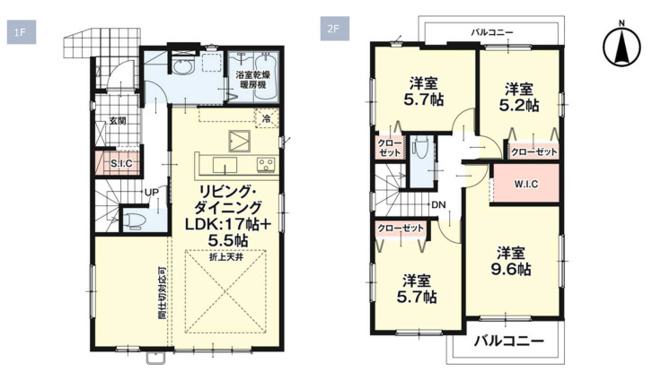 【間取り】 | 福岡市東区美和台3丁目4期　2号棟（全2棟）【仲介手数料無料・0円】 | 平日、土日祝日もお好きな日時にご見学可能です。お気軽にお問合せ下さい。