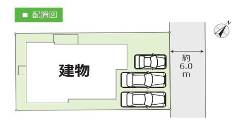所沢市中富南1丁目　中古戸建の区画図