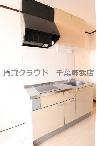 メゾンクレールのキッチン|火を使わないIHコンロのシステムキッチンです！