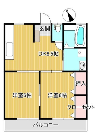 ユニオンレストVの間取り