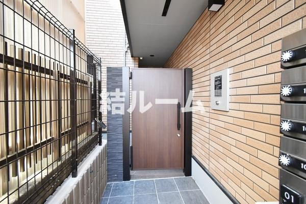 板橋区大谷口１丁目のアパートのバルコニー