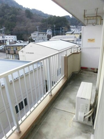 ゴコウマンションのバルコニー