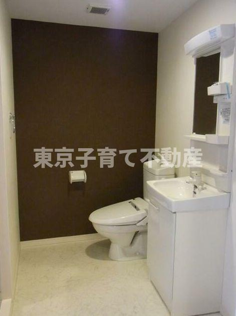 デュプレクス白山の洗面所