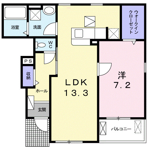 ハピネス高良台の間取り|使い勝手の良い間取りです♪