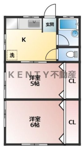 【間取り】 | 第5ハイムトシマ